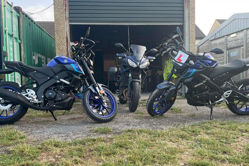Stolen Yamaha training school bikes