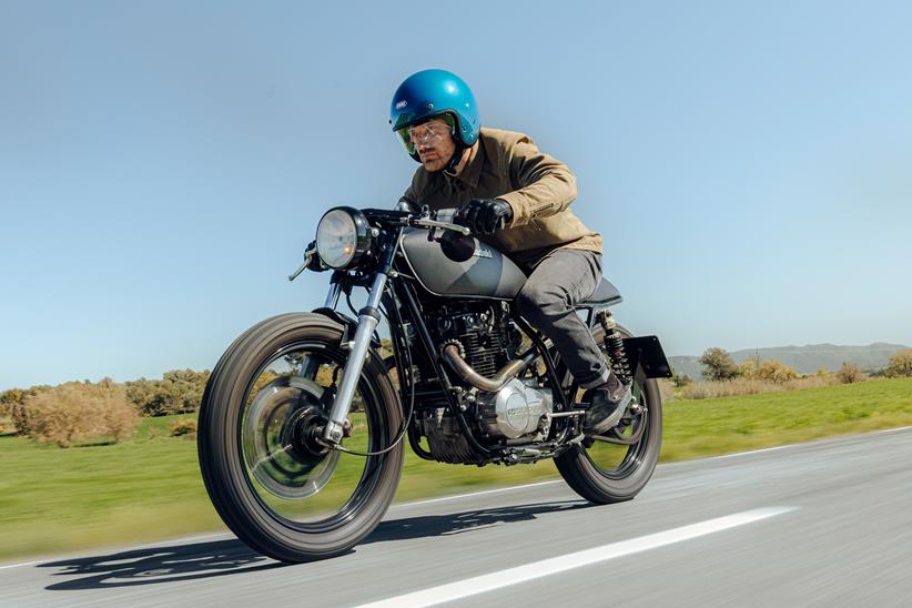 Shoei JO2 worn on the road