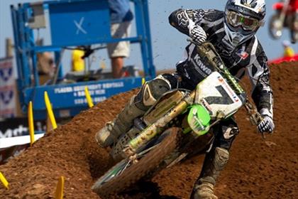 James Stewart was victorious once again at the AMA Motocross at Freestone