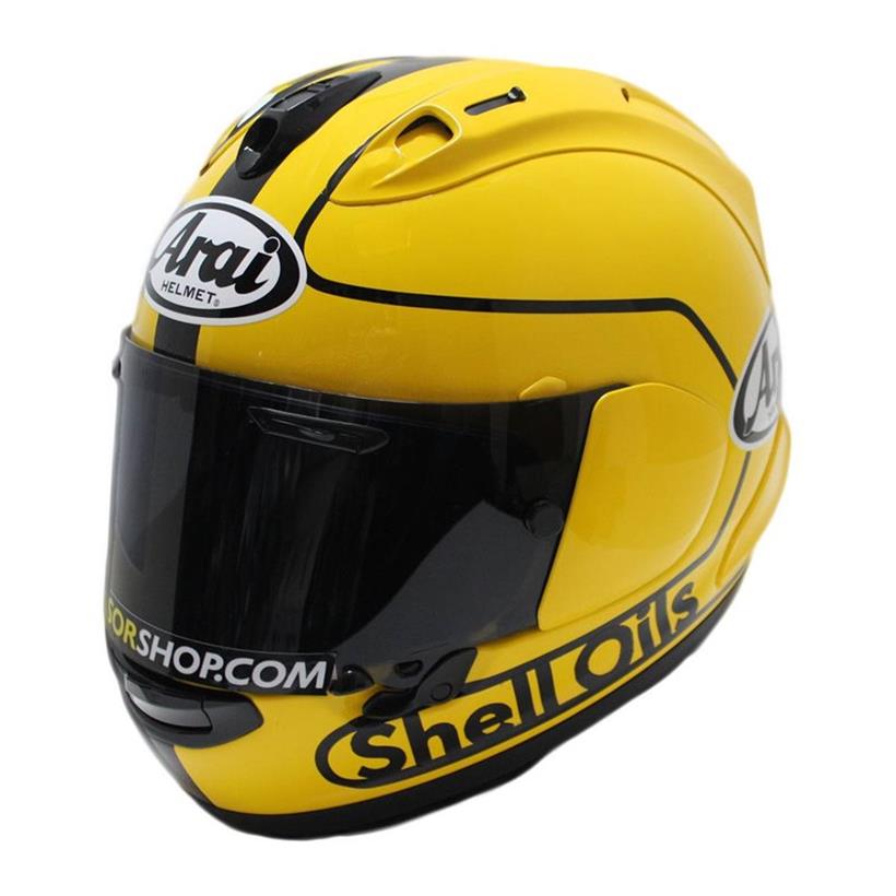Arai Dunlop helmet face on