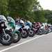 Suzuki RG500s on display at Cadwell Park