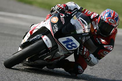 Britain's Craig Jones is second in the provisional grid for Sunday's World Supersport race at the Nurburgring