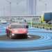 Autonomous car on motorway