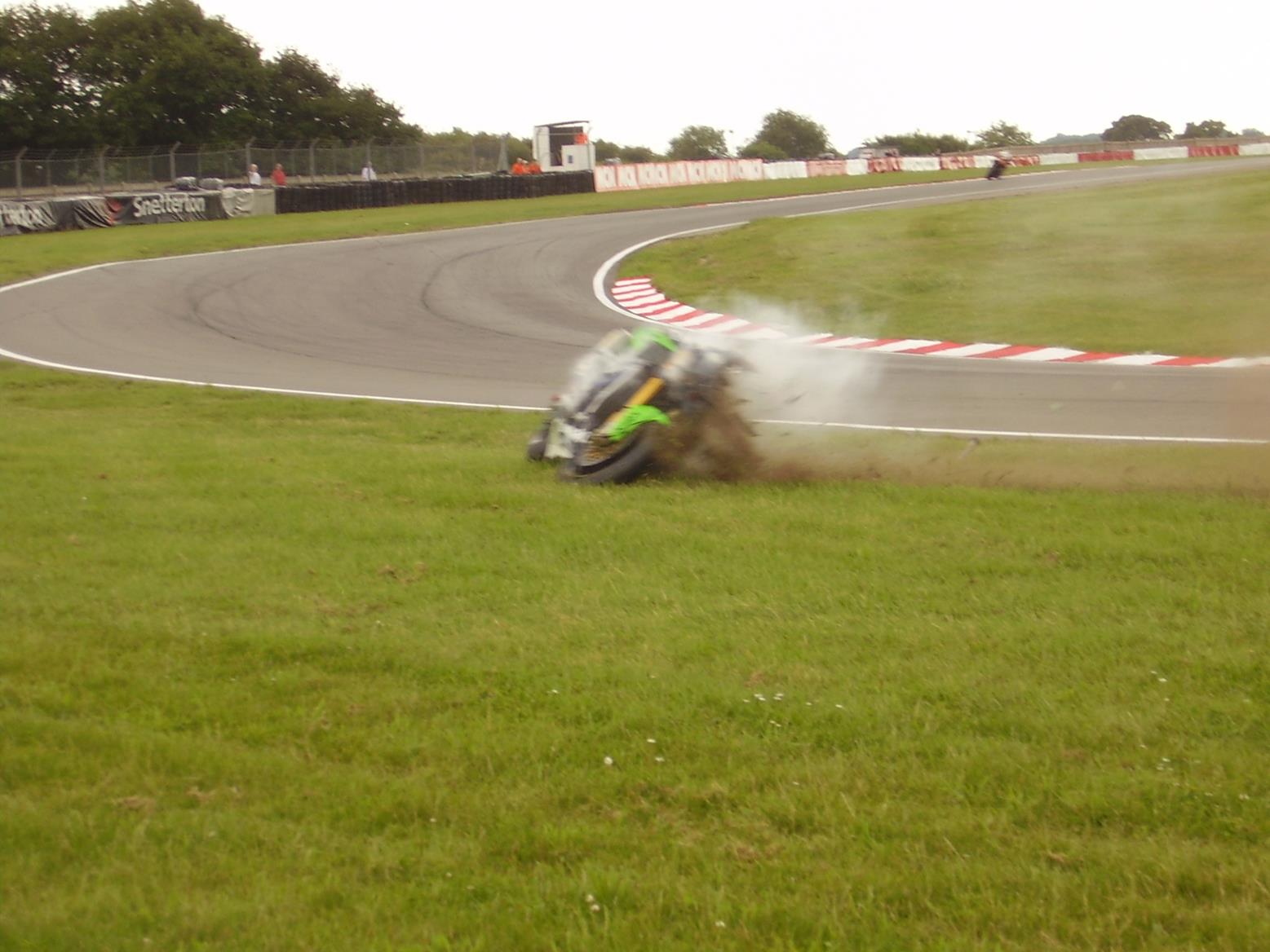 Stuart Eastons Snetterton crash