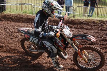 Christian Taylor had a great three wins at Pontrilas to take the 125 Juniors class overall