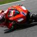 Casey Stoner was happier with the tarmac conditions at Donington Park