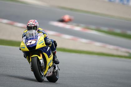 Colin Edwards is already on the pace at Donington Park