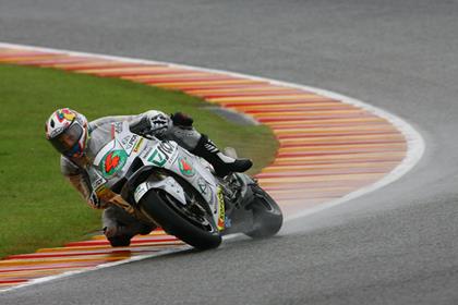 Andrea Dovizioso put on a masterful performance in wet conditions this morning in Free Practice 3