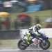 Valentino Rossi was second quickest in the wet today