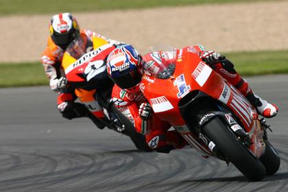 Casey Stoner has had a half second advantage over everyone so far this weekend