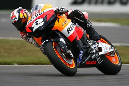 Dani Pedrosa took third at Donington Park