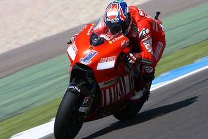 Casey Stoner's masterclass continues as he's secured pole for tomorrow's Assen MotoGP