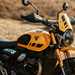 Triumph Scrambler 400 XC front three quarters close up