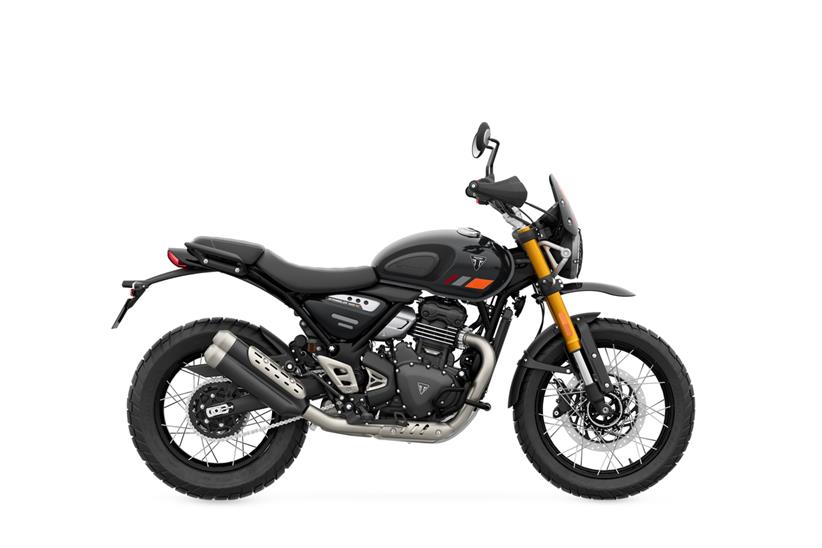 Triumph Scrambler 400 XC studio side