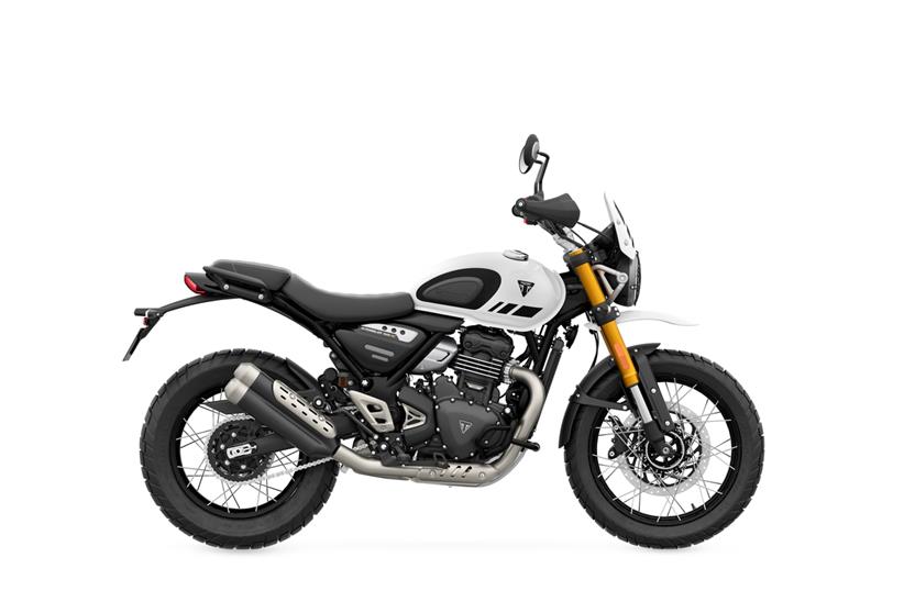 Triumph Scrambler 400 XC studio side