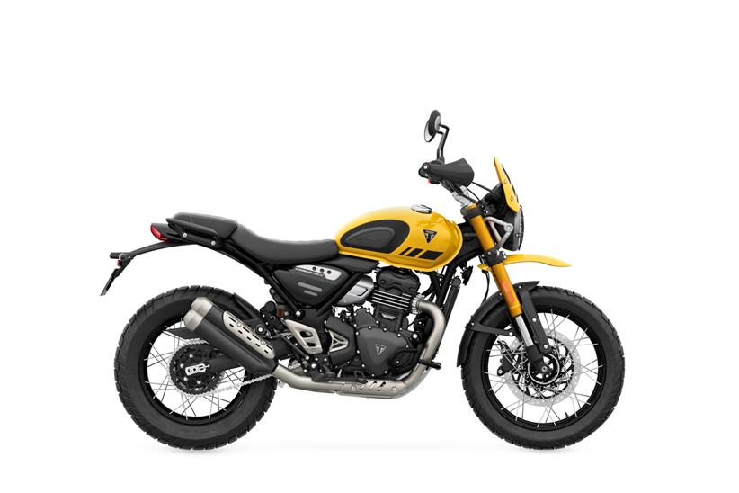 Triumph Scrambler 400 XC studio side