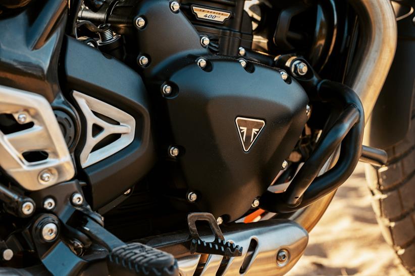 Triumph Scrambler 400 XC engine