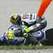 Valentino Rossi managed to grab a viatl five points in Assen today after his crash