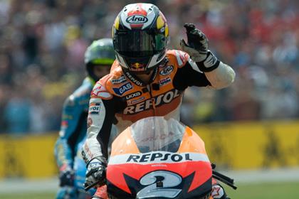 Dani Pedrosa says he did his best today in Assen but couldn't match Stoner's pace