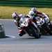 Simon Andrews took a seventh place and was in the top three at Mallory British Superbikes
