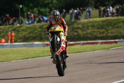 James Ellison regrets trying the new traction control system at Mallory