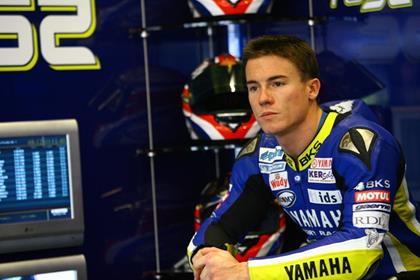 James Toseland has crashed during free practice at the Sachsenring