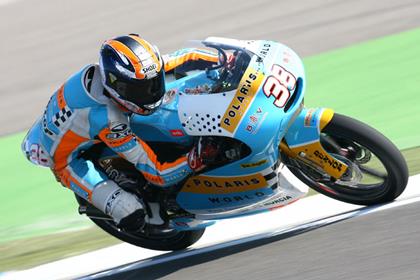 Bradley Smith has qualified provisional second ahead of the Sachsenring 125 race this weekend