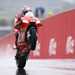 Casey Stoner was the victor at a wet Sachsenring MotoGP race
