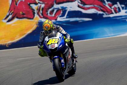 Valentino Rossi has defended his aggresive riding at Laguna Seca