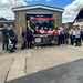 Stepmum Michelle, Relay Riders and Mental Health Motorbike at Caistor Fire Station