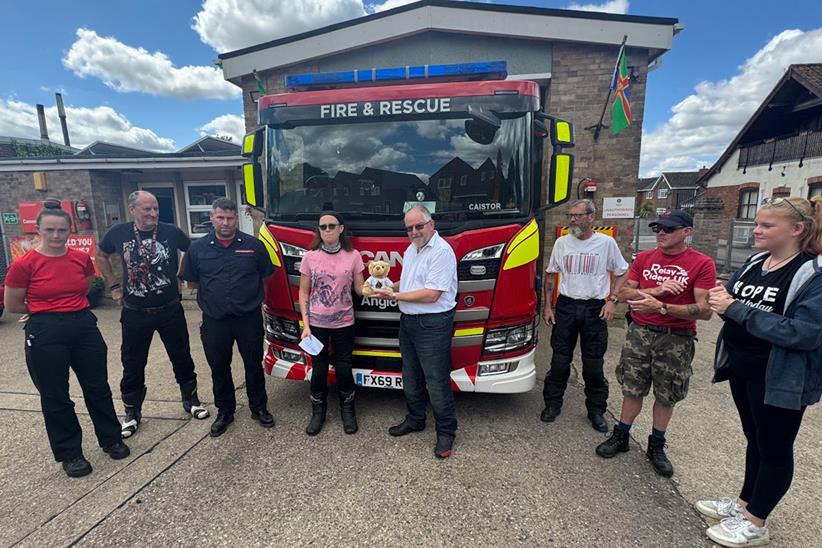 Stepmum Michelle at Caistor Fire Station