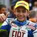 Valentino Rossi is happy to be on the front row