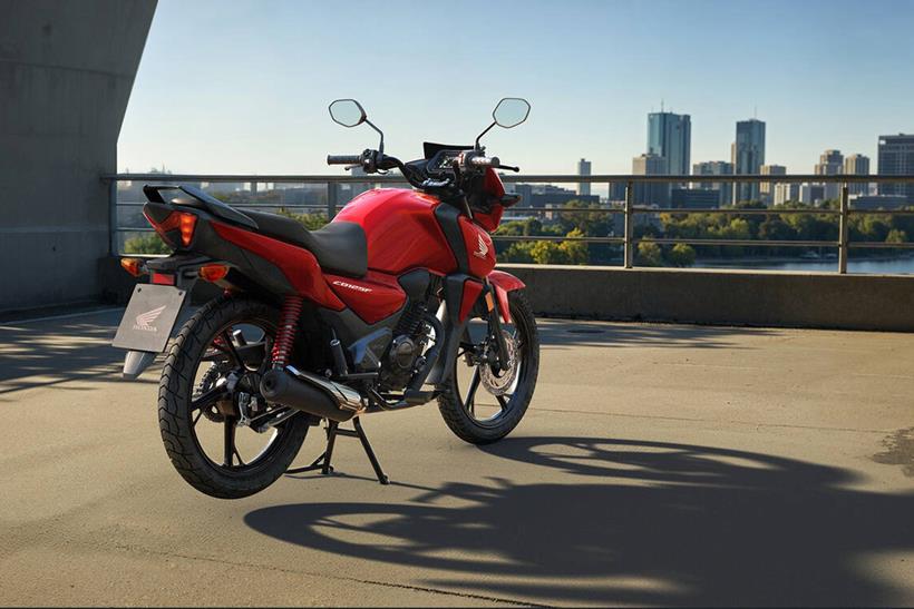 Honda CB125F rear three quarters