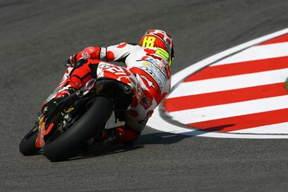 Barbera lapped Misano over 8 tenths of a second faster than rival Simoncelli