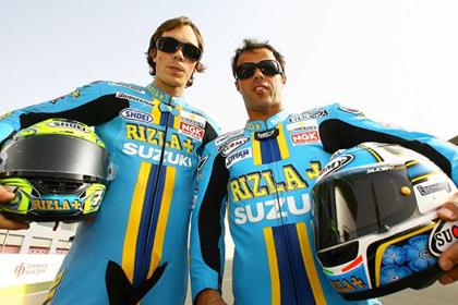 Loris Capirossi and Chris Vermeulen will remain at Suzuki in 2009