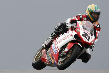 Troy Bayliss won race one at Donington Park