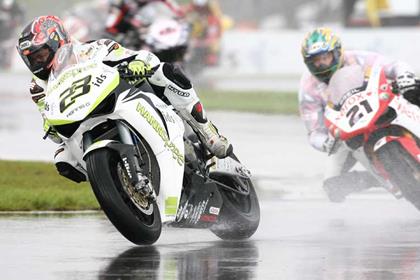 Donington WSB saw plenty of rain