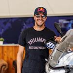 Double Dakar Rally winner Sam Sunderland gears up for round the world record bid on a Triumph Tiger