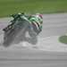 Anthony West took control in the wet conditions at Indianapolis
