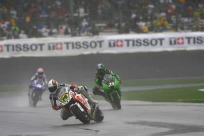 Conditions were already bad for MotoGP and showed no signs of improving for the 250s