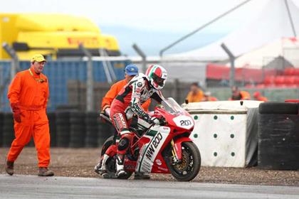 Michael Rutter has severe migraines at Croft