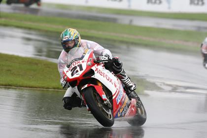 Bayliss took first place on the time sheets at the second qualifying session