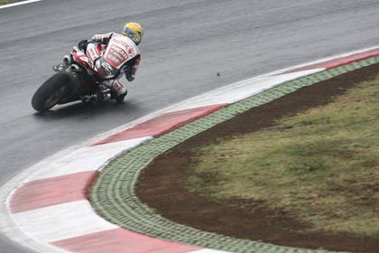 Bayliss was fastest in superpole on his Ducati 1098