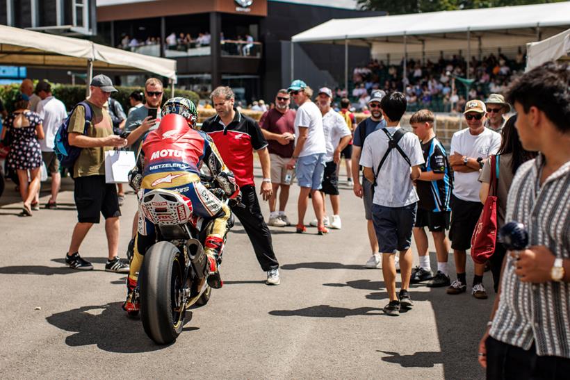 Goodwood Festival of Speed의 John McGuinness Goodwood Festival of Speed의 John McGuinness