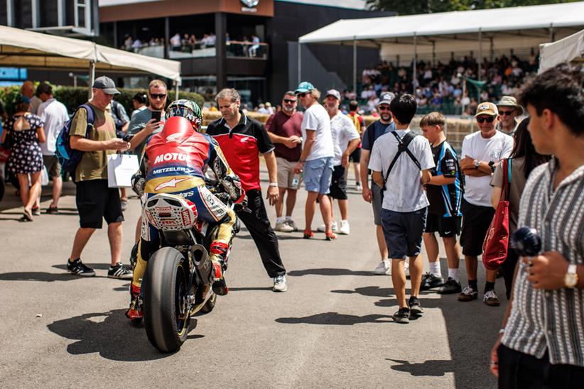John McGuinness at Goodwood Festival of Speed