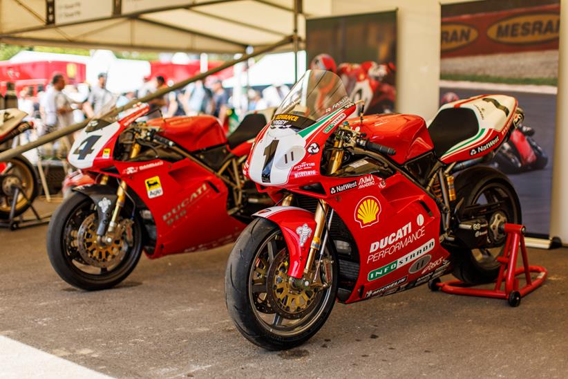 Ducati 916 at Goodwood Festival of Speed