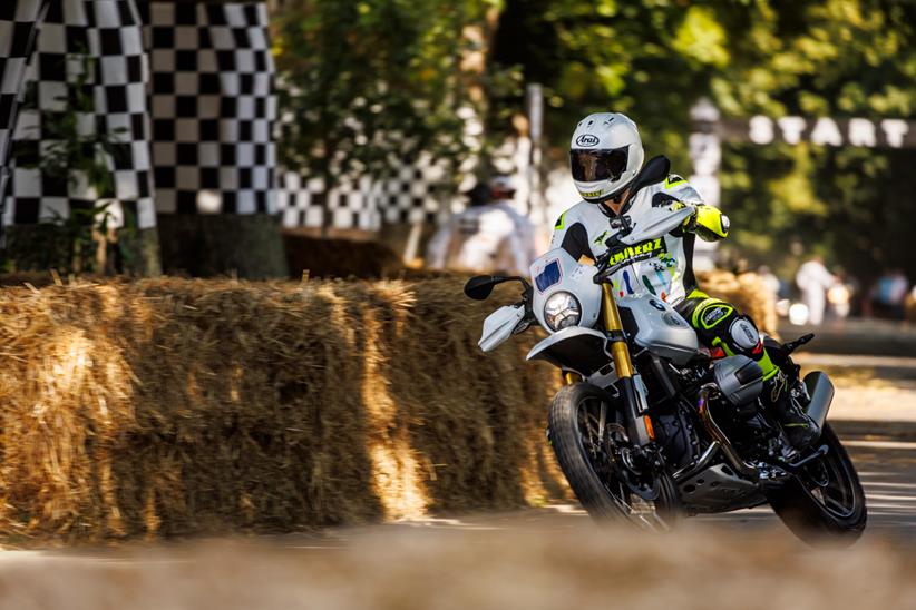 Motorcyclist at Goodwood Festival of Speed