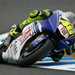 Valentino Rossi is content with the third fastest time