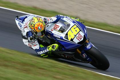 Valentino Rossi was crowned 2008 MotoGP champion at Motegi