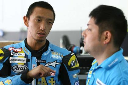 Nobuatsu Aoki suffered a uhge crash testing in Motegi